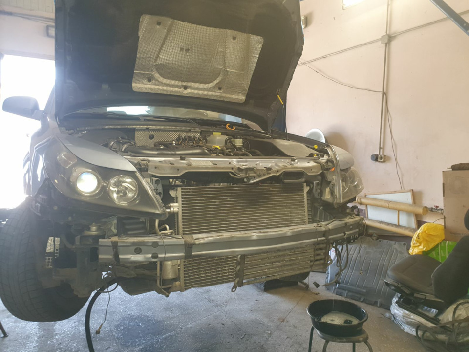 Заміна радіатора охолодження z22se (АКПП) 4