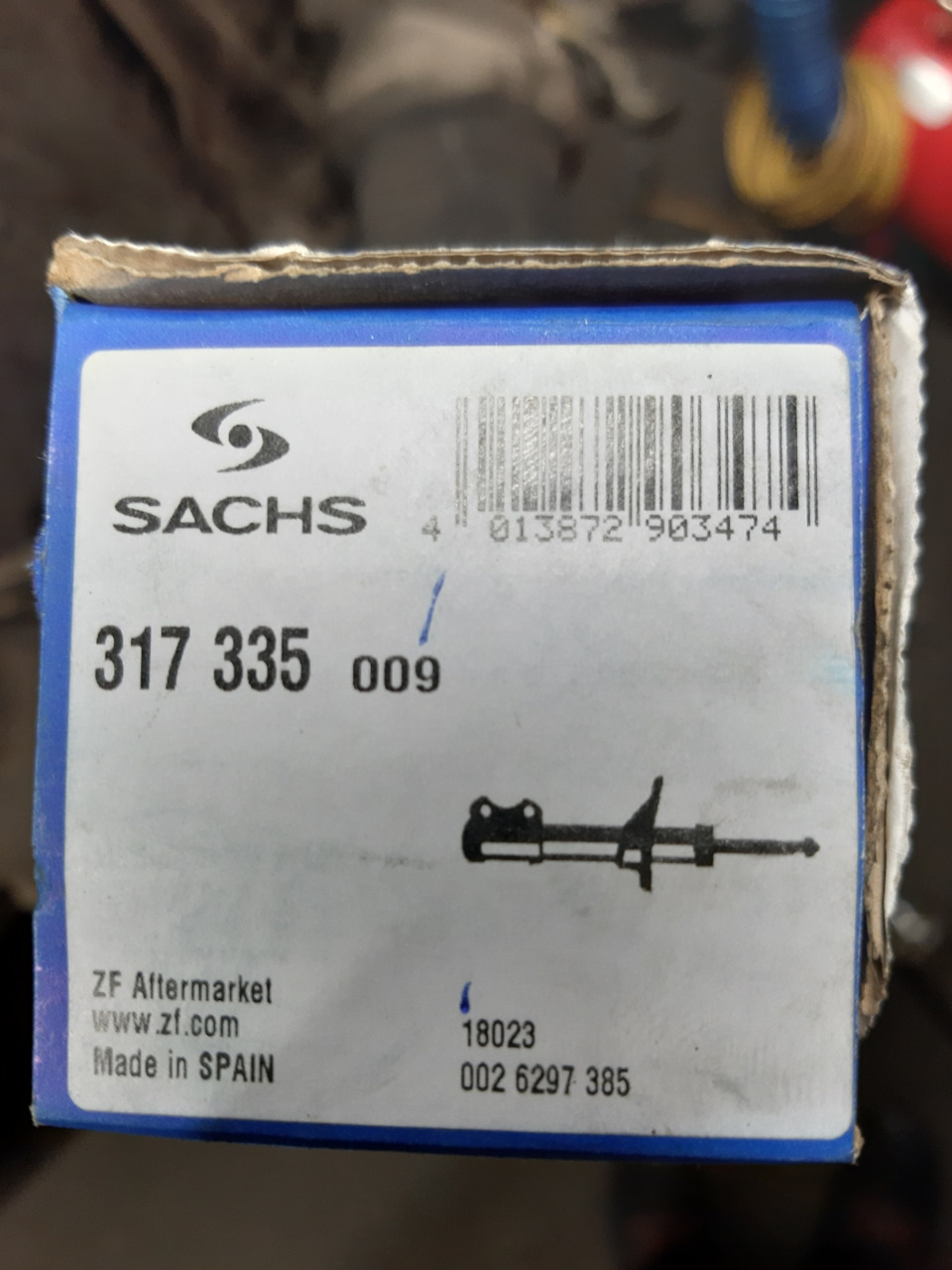 Заміна задніх амортизаторів Sachs 317335 2