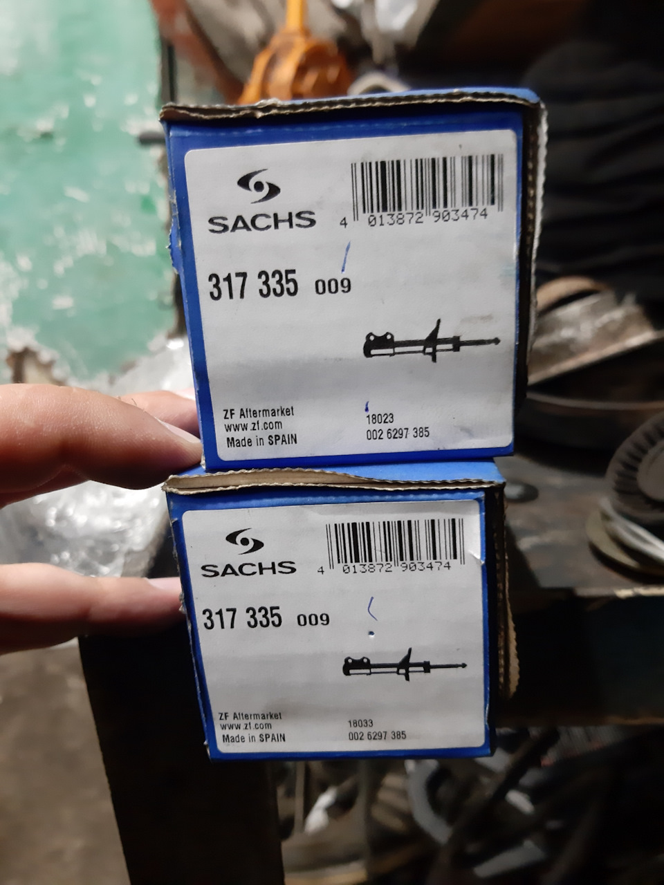 Заміна задніх амортизаторів Sachs 317335 1