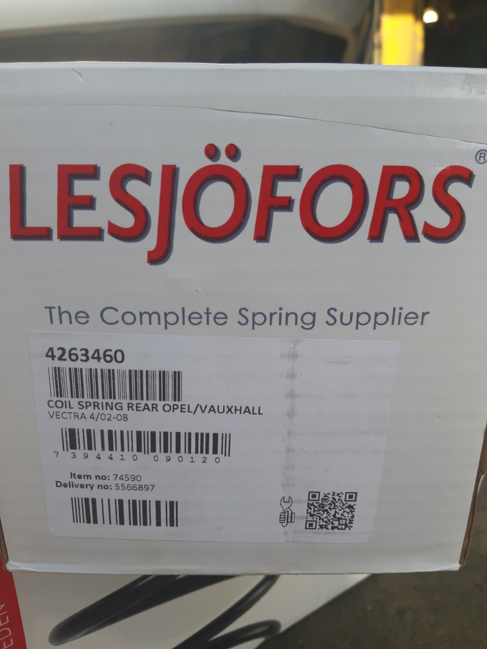Заміна задніх пружин Lesjofors 4263460 1