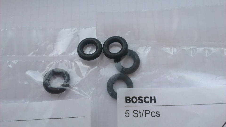 Гумові ущільнювачі паливних форсунок Bosch. 3