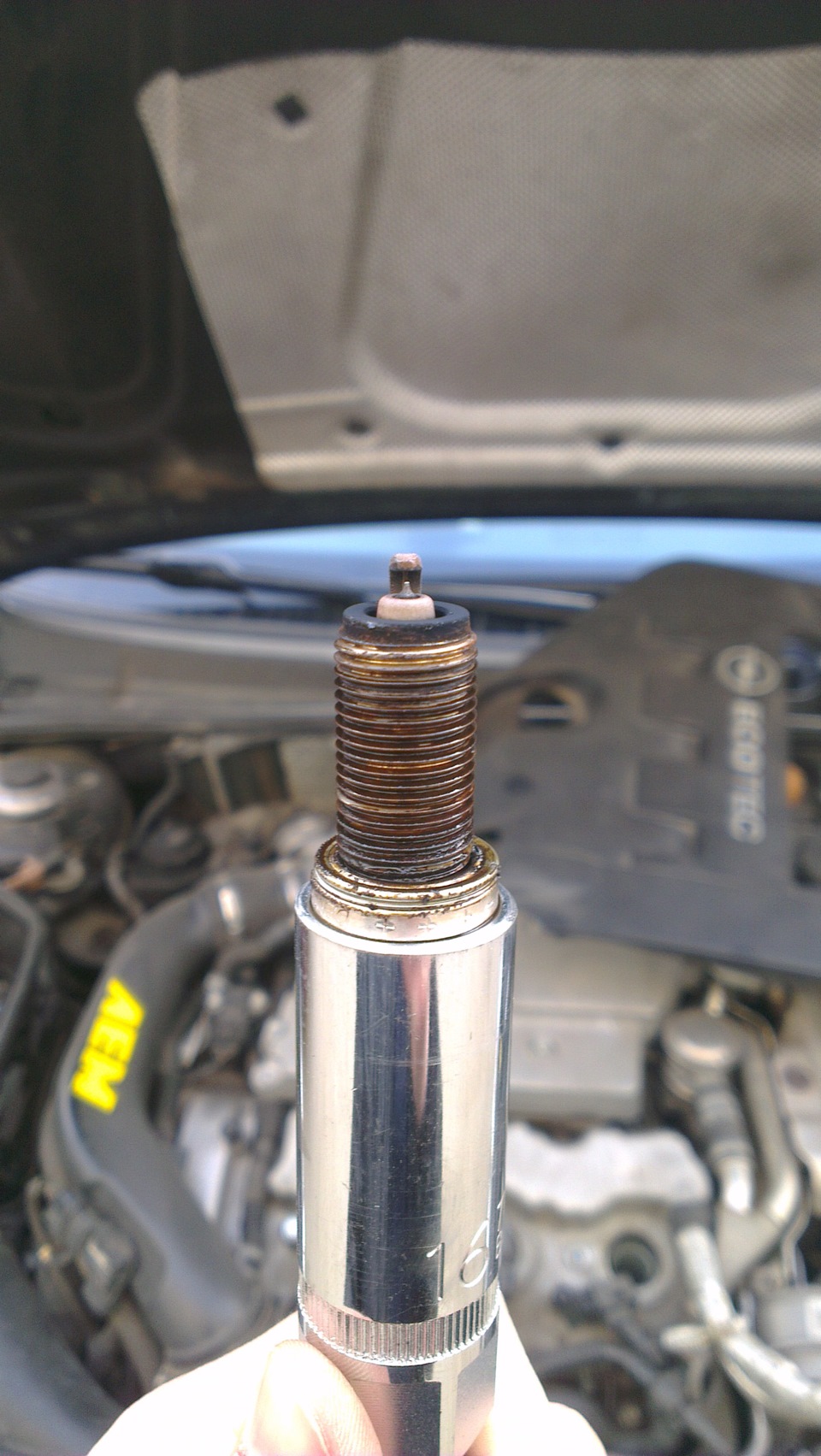 Свічки Denso IKH24 після 30к.км. 3