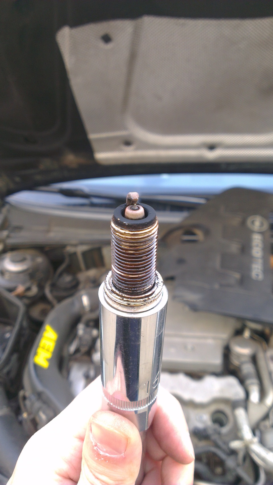 Свічки Denso IKH24 після 30к.км. 1