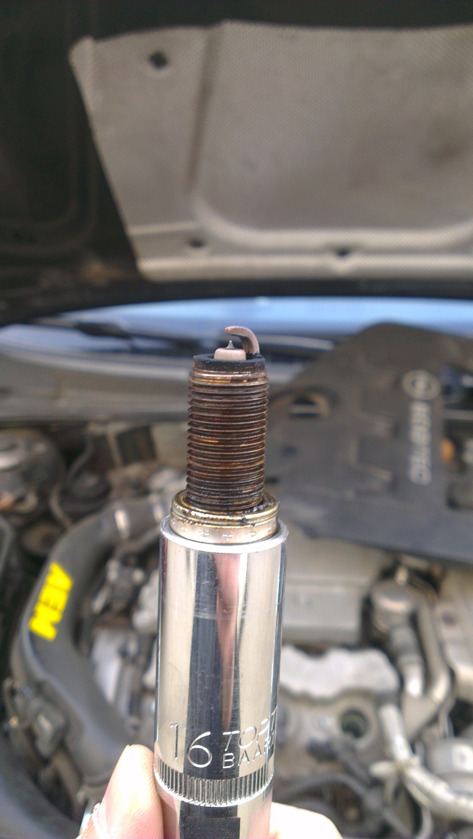 Свічки Denso IKH24 після 30к.км. 4