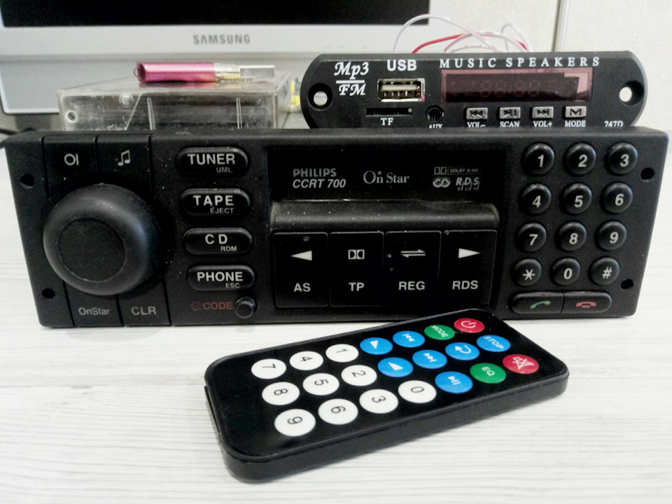 CCRT 700 Модуль MP3( USB+AUX). Касетна плата керування 3.3/Н мінус. 2
