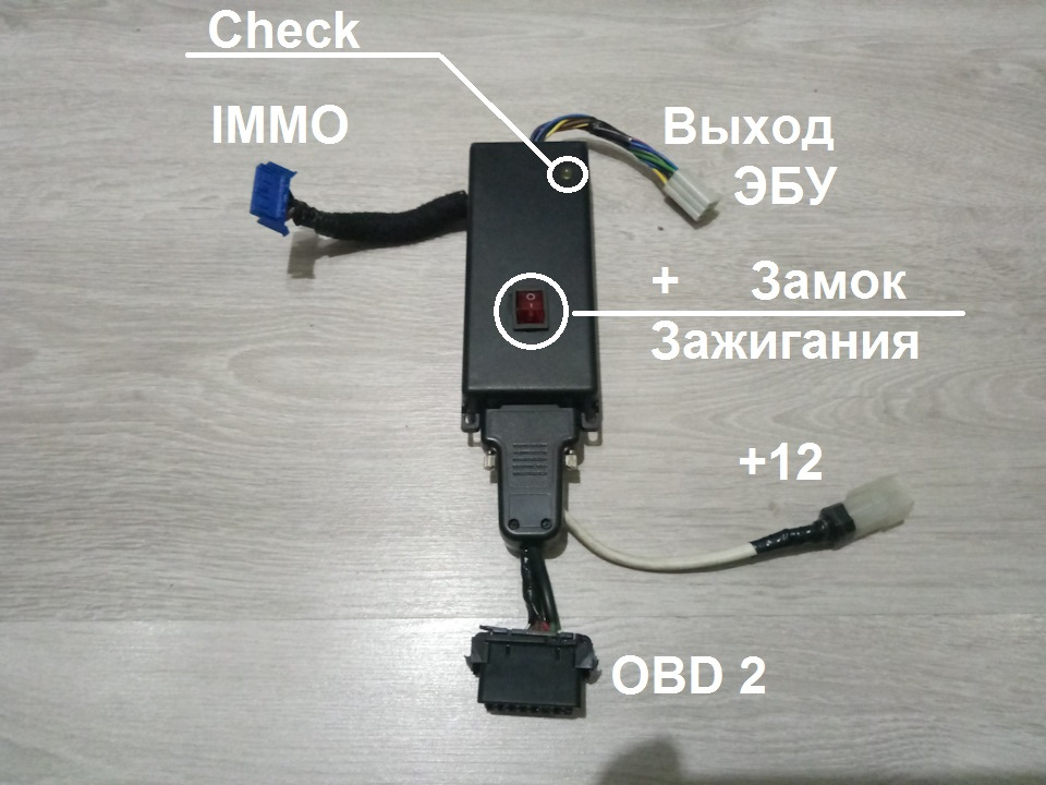 Діагностика ЕБУ-ІММО на столі. Шнурок під SIMTEC /MOTRONIC 2