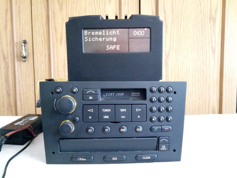 Opel. CCRT2008 Radio Safe. Знімаємо глюк повного блокування . 2