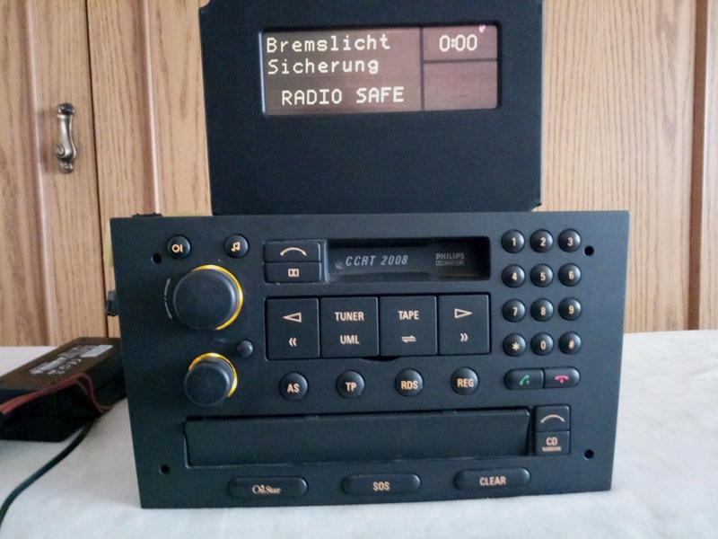 Opel. CCRT2008 Radio Safe. Знімаємо глюк повного блокування . 1
