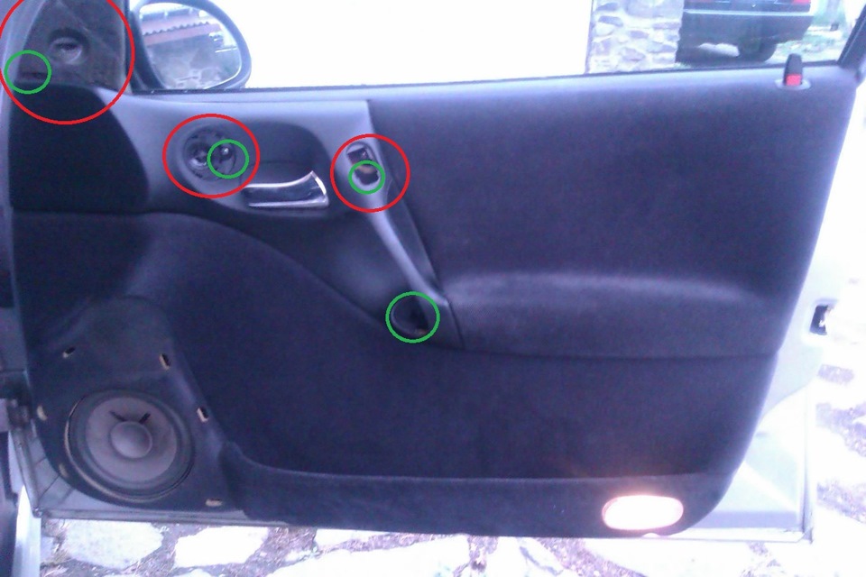 Усунув скрип дверних ручок. Opel vectra B 3