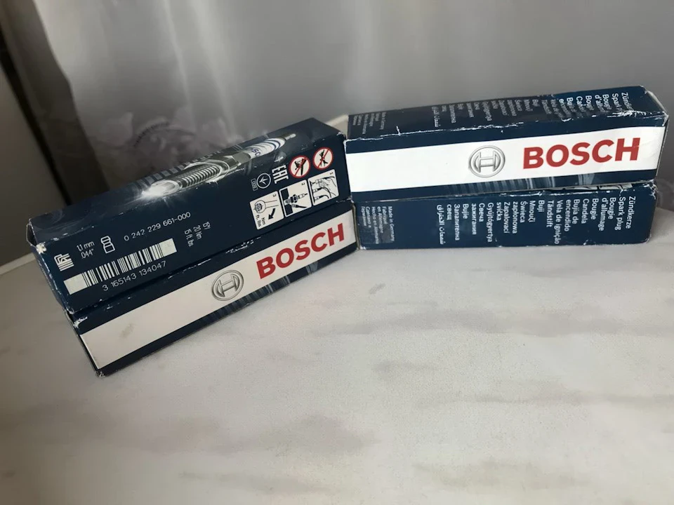 Заміна свічок запалювання Bosch + миття