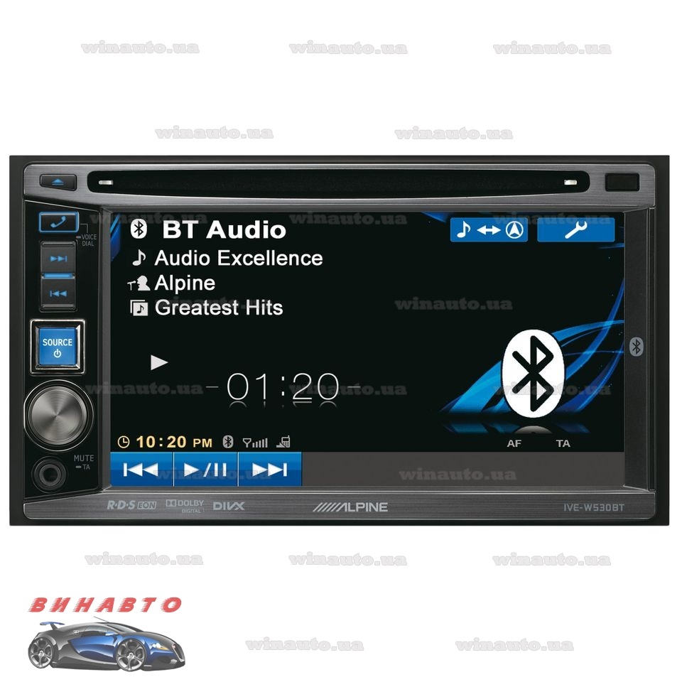 #14 Голова Alpine IVE-W530BT з Bluetooth))))) 4