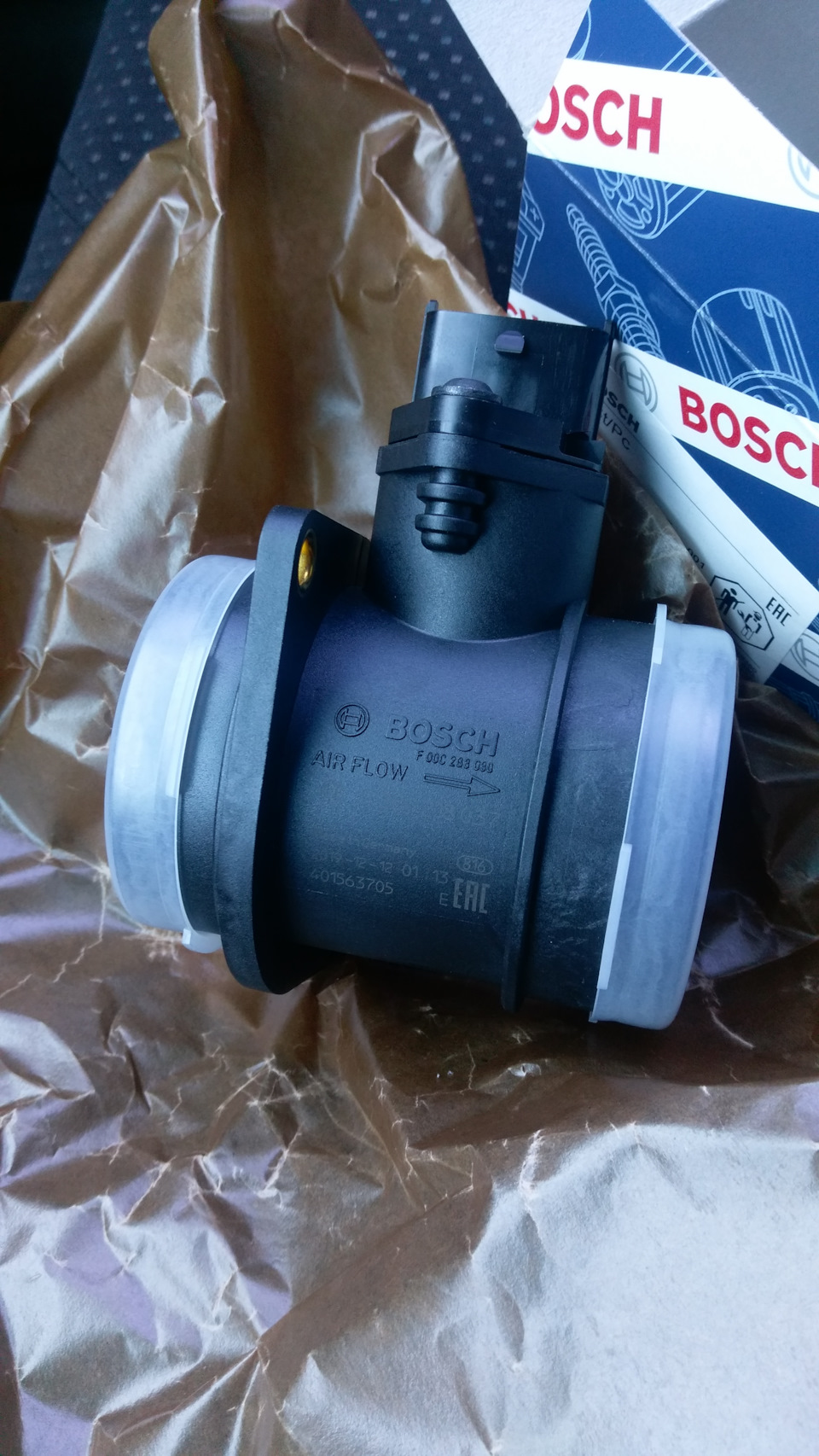 MAF X20XEV . Заміна дротяного на плівковий BOSCH 1