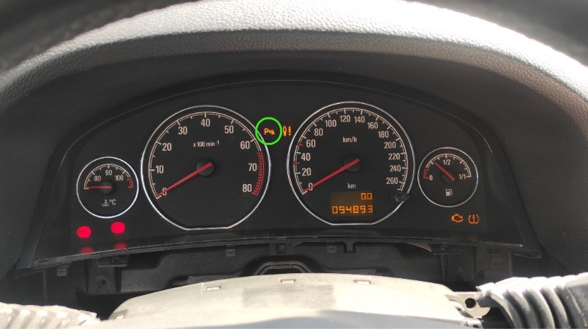 Тест стрілок Vectra C 2007 2