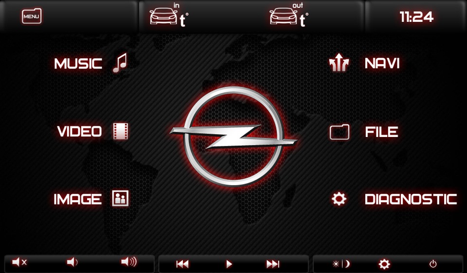 Ескіз Launcher-а для планшета в авто 1