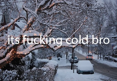 ITS FUCKING COLD, BRO! 1