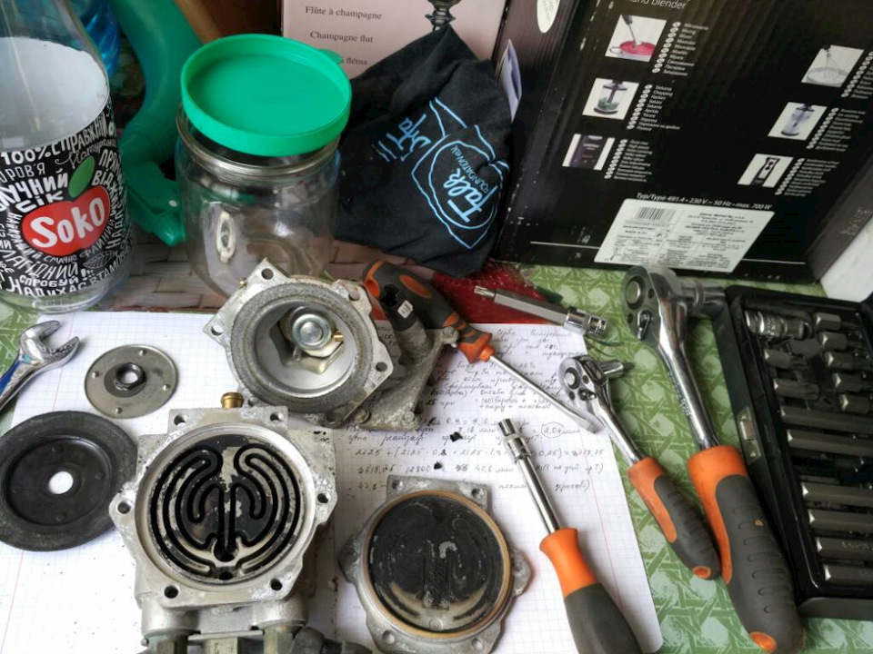 Рекомплект газового редуктора 2