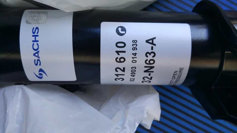 Замінили амортизатори, перед+зад. Sachs + General Motors
