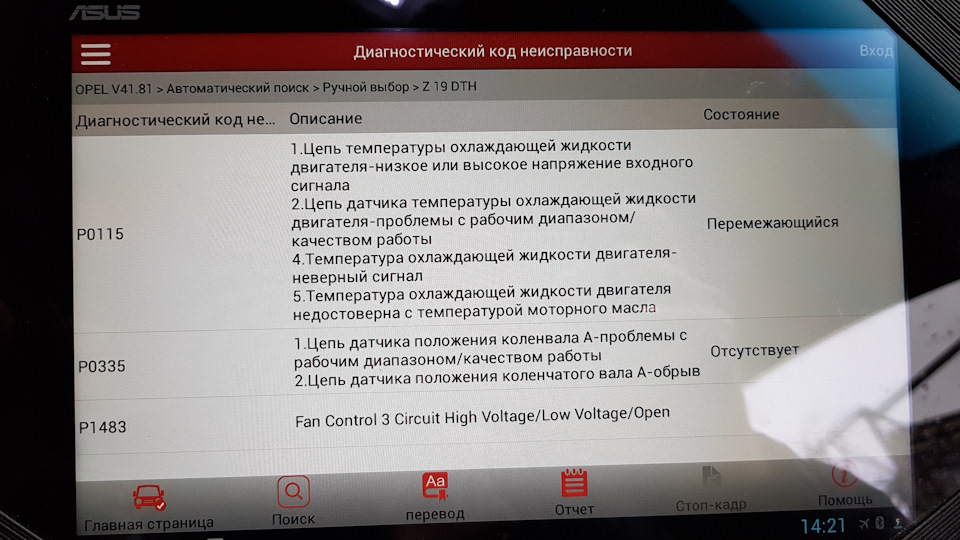 Діагностика Ланч/Lanch 1