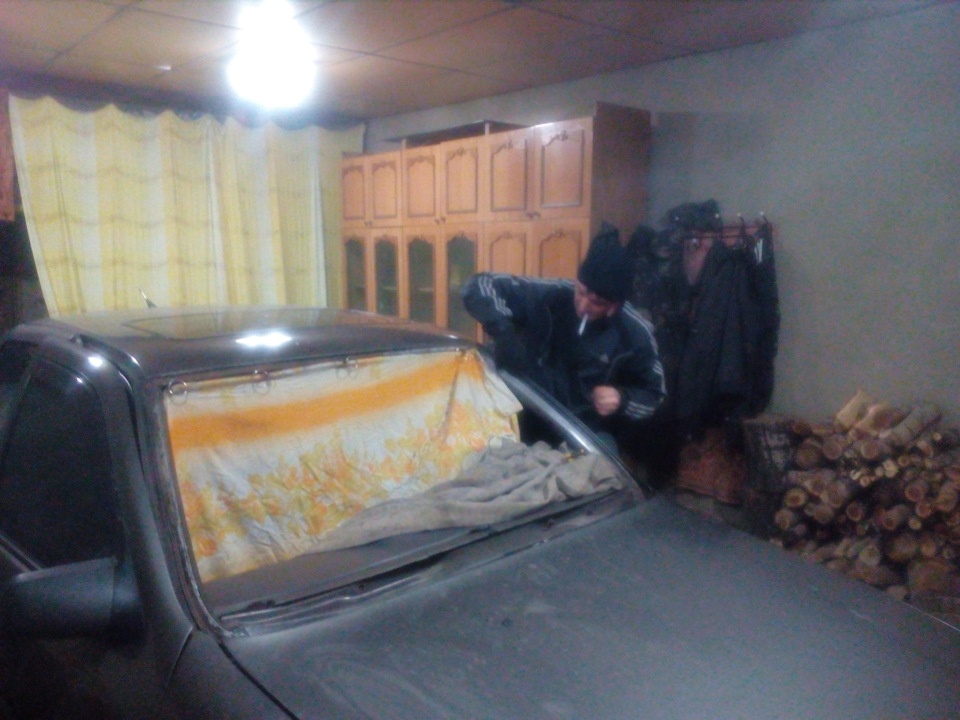 Заміна лобового на сірому! 4