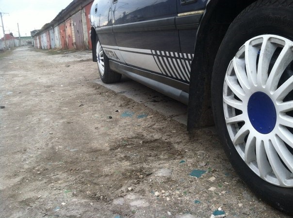 накладки порогів Opel astra g 4