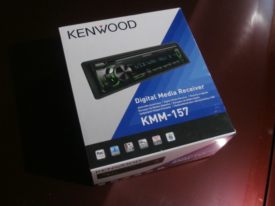 Головний пристрій, автомагнітола Kenwood KMM-157 1