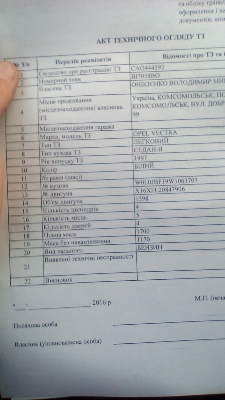 Переоформлення авто 1