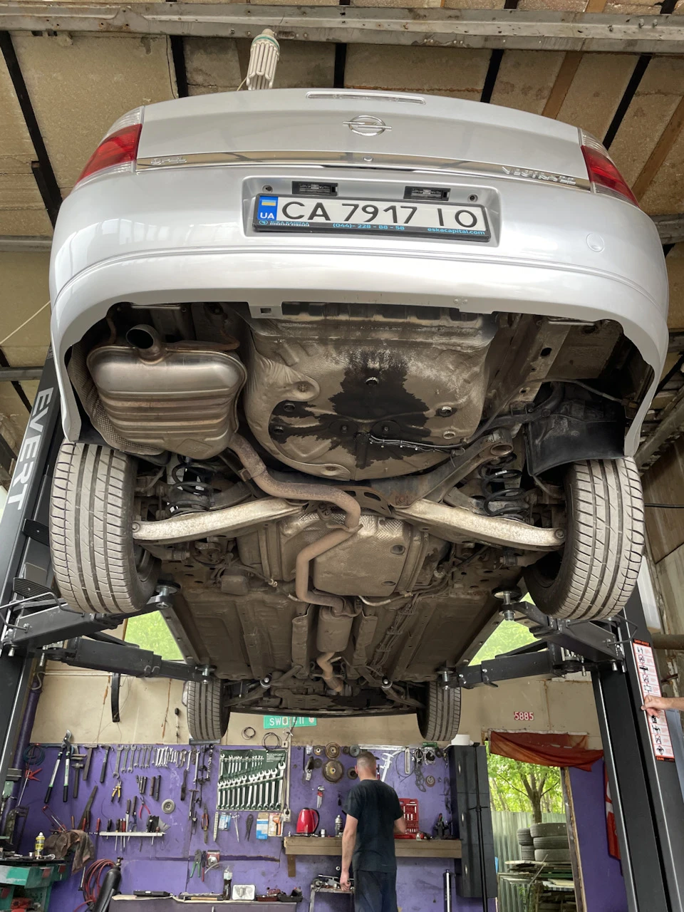 Вихлоп 3.2v6 на Z22SE (2.2 16v 147лс)