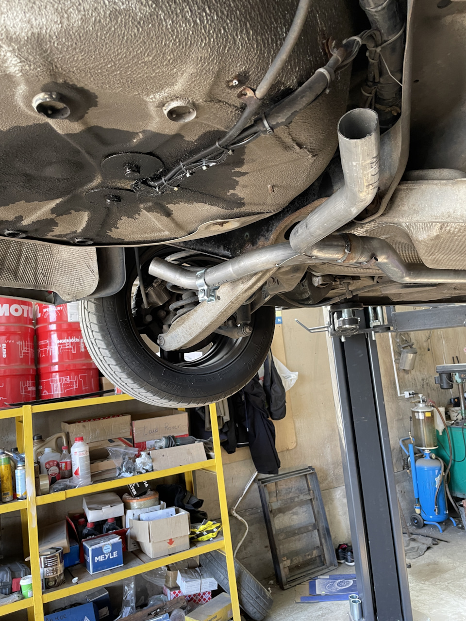 Вихлоп 3.2v6 на Z22SE (2.2 16v 147лс) 5