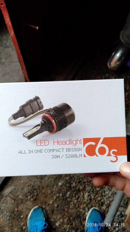 Комплект LED ламп C6 HeadLight H4 12v 3