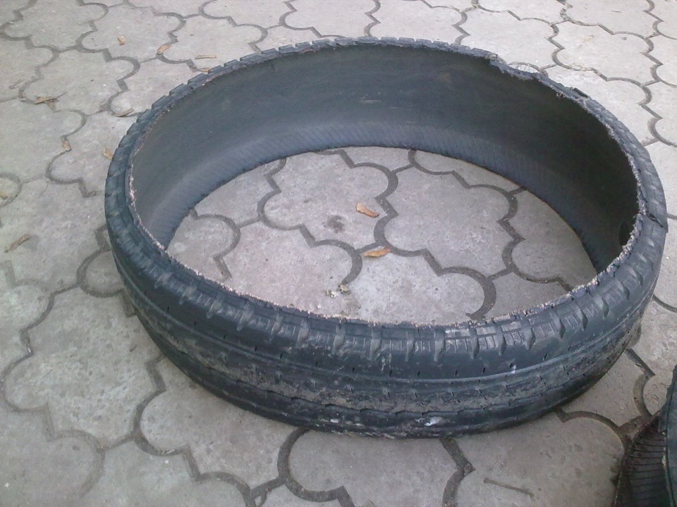 трохи пробив колесо!))) 2