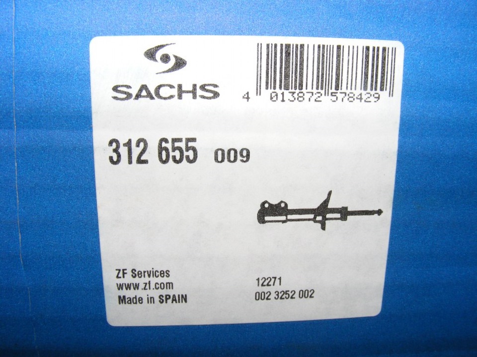 Прийшли амортизатори Sachs та опорні підшипники SNR 2