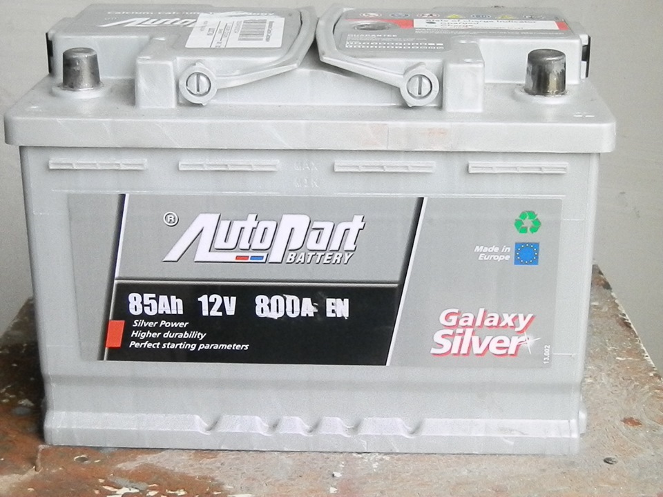 Аккамулятор Акумулятор Autopart 6СТ-85Ah R 800A Galaxy Silver (0) 276x175x190 85 Ah 1