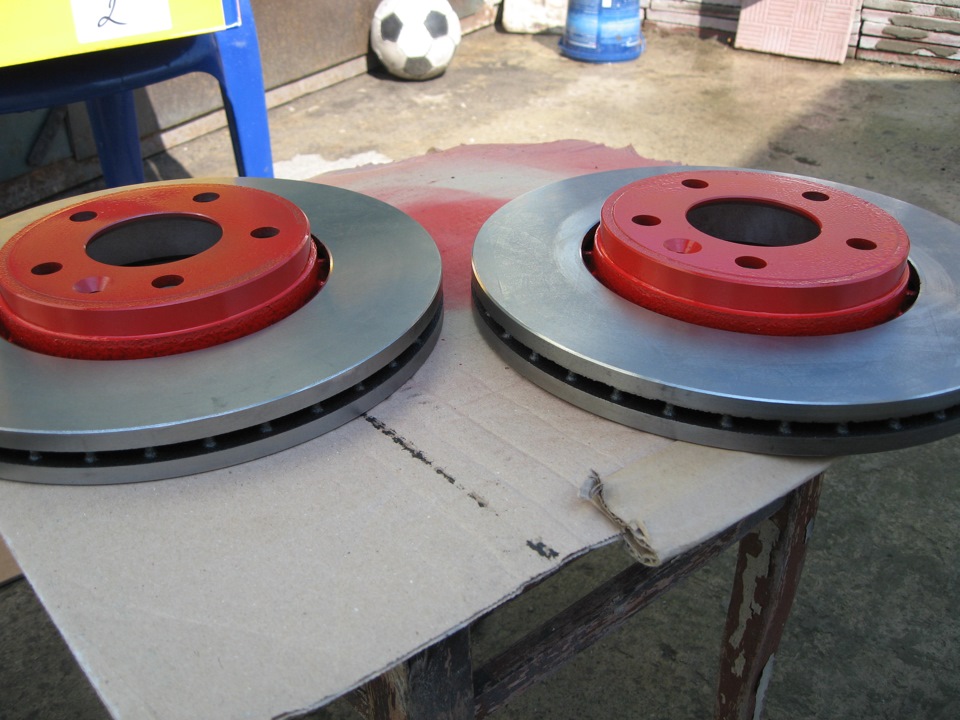 Встановлення гальмівних дисків 3
