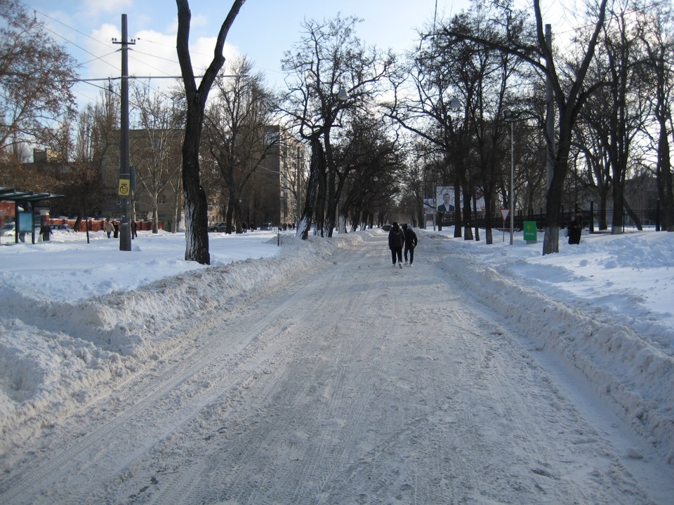 Сніг в Одесі. 30.12.2014 2