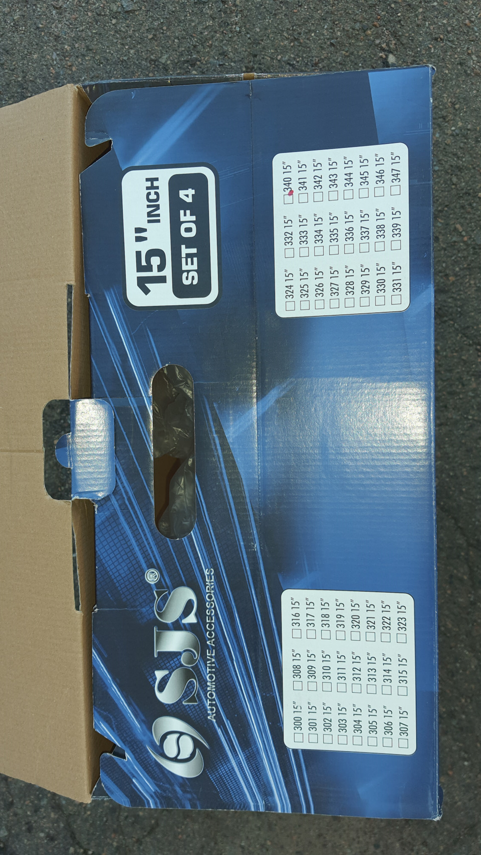 Ковпаки SJS/SKS - 340 15 на Opel Zafira B 2