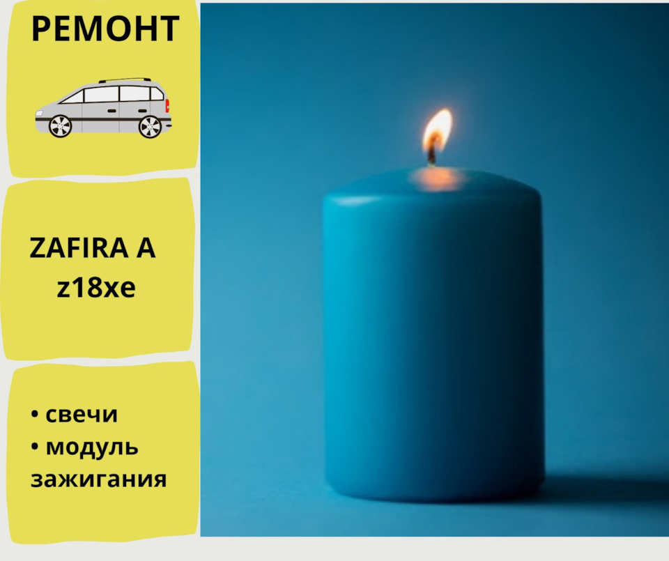 Спочатку було світло… від свічки, а потім… Zafira A z18xe заміна свічок та модуля запалювання 1
