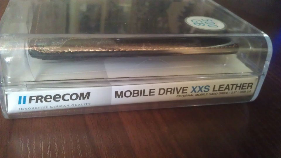 HDD диск 2,5 USB 3.0 FREECOM 500 Gb у шкірі. Подарунок від АЗС ОККО 3