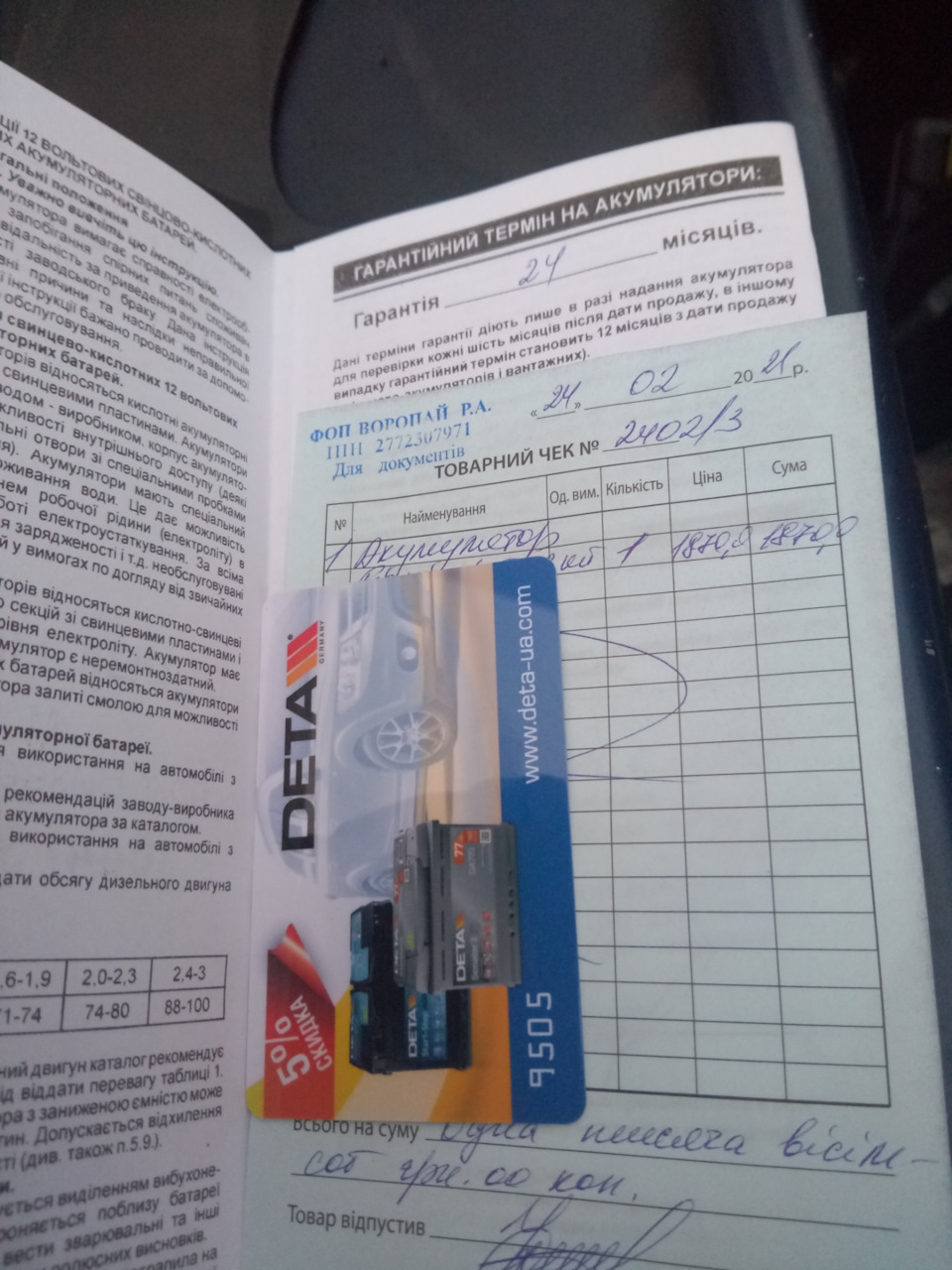 Новий АКБ 3