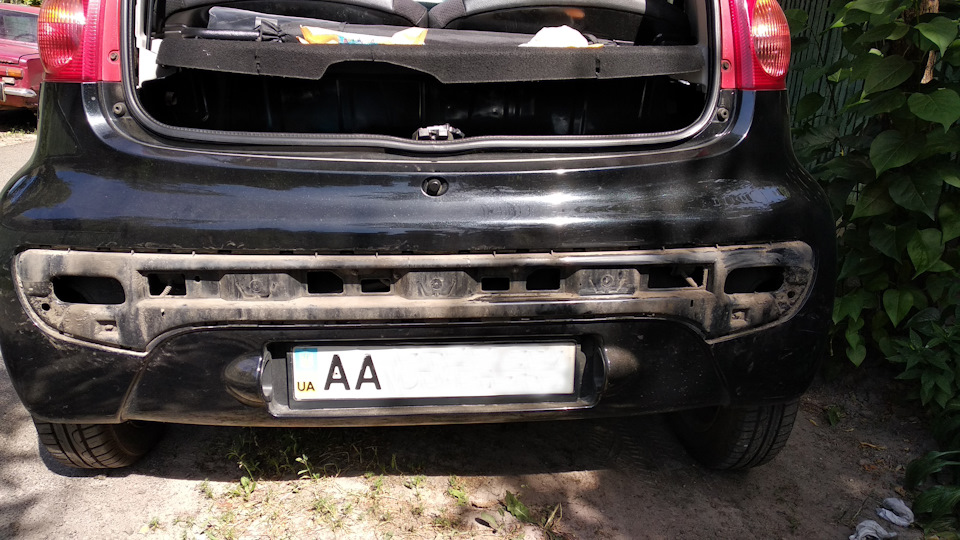 Установка заднього парктроніка без зняття бампера 😎 4