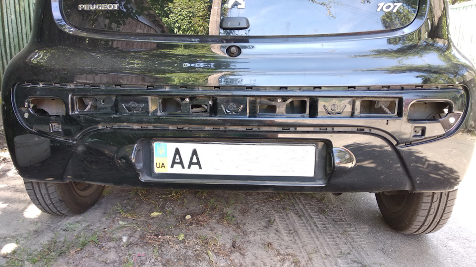 Установка заднього парктроніка без зняття бампера 😎 5