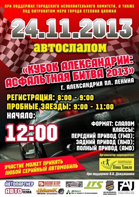Асфальтна битва в Олександрії або три відра гумових черв'ячків на площі 1