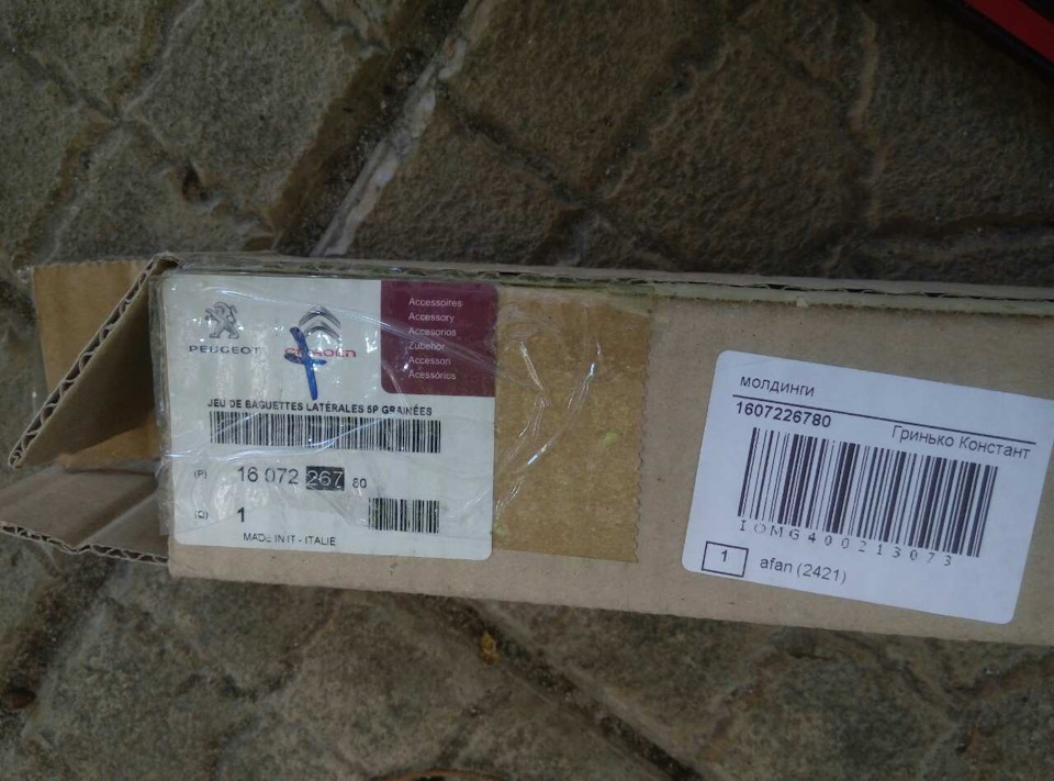 Китайська дріб'язок + оригінальний молдинг (16 072 267 80) 3