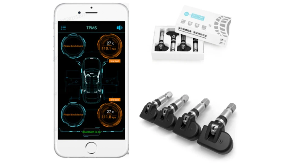 Система контролю тиску в шинах BLE TPMS
