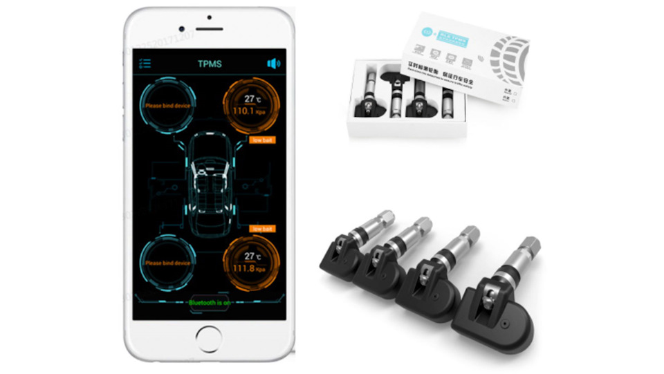 Система контролю тиску в шинах BLE TPMS 1