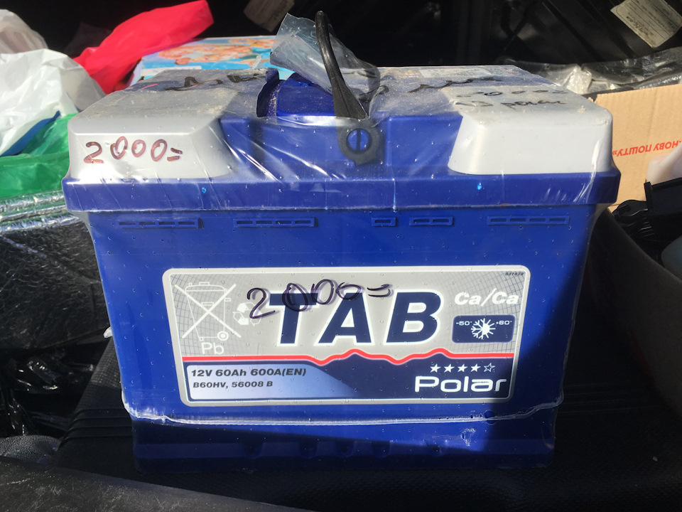 *** Заміна акумулятора на Tab Polar 60Ah 600A *** 1