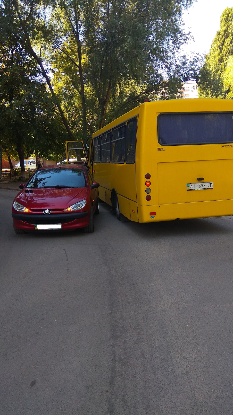 vs маршрутка. ДТП. 1