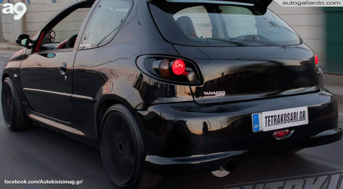 True лев в овечій шкурі! Peugeot 206 Turbo 450hp Diamantis Racing 2