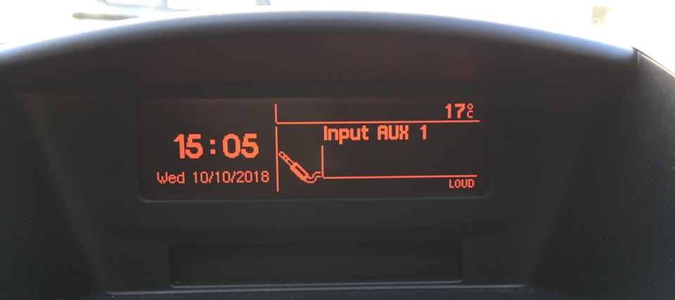 AUX input - зроблено 1