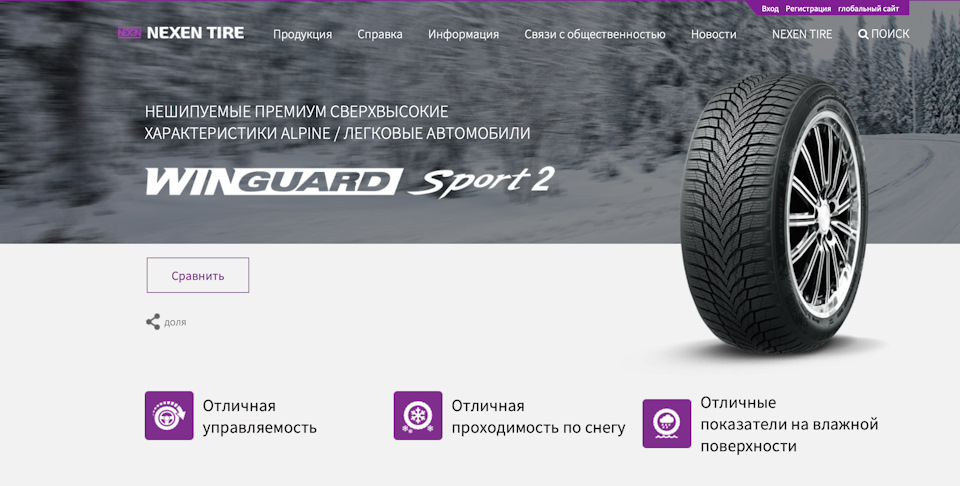 Зима близко… NEXEN Winguard Sport 2 (205/50 r17) 1