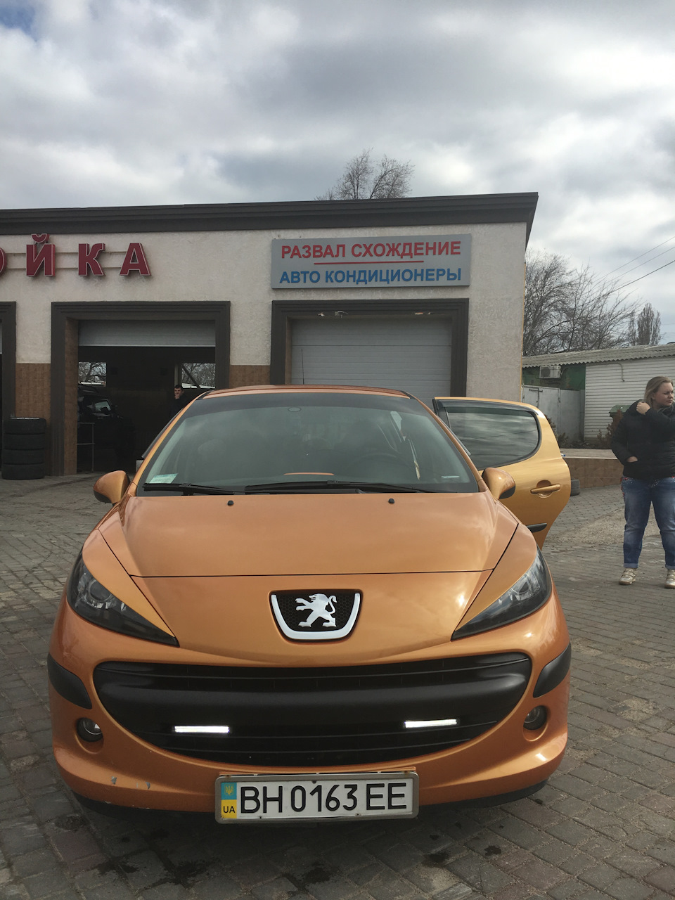 Бампер Пежо 207 1